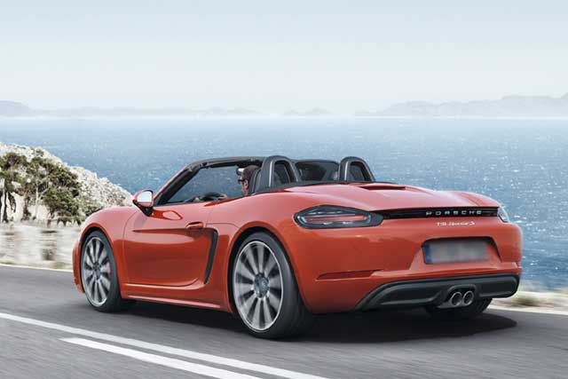 10 Fastest 4-Cylinder Cars: Ranked by 0-60 MPH: #5 Porsche 718 Boxster S