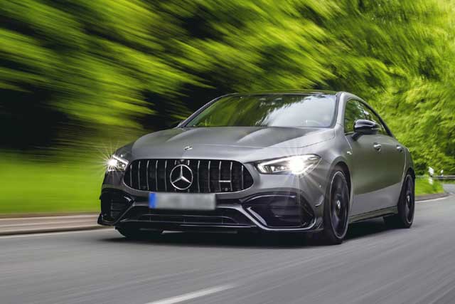10 Fastest 4-Cylinder Cars: Ranked by 0-60 MPH: #1 Mercedes CLA45 AMG S