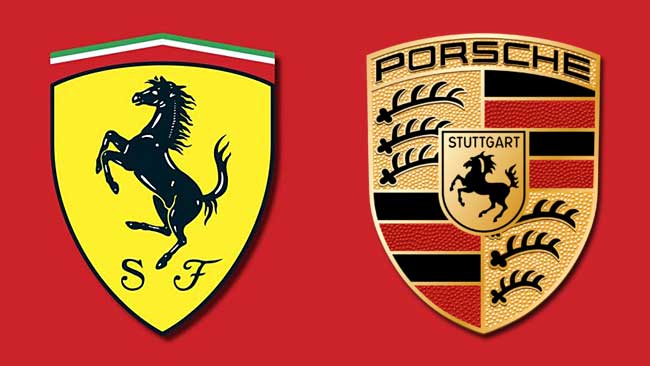 Ferrari Logo vs. Porsche Logo, Why are they Similar?
