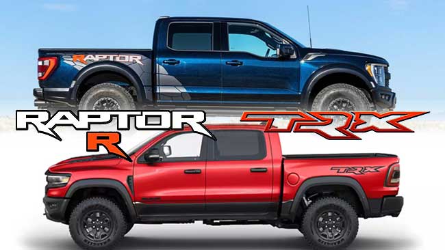 2023 Ford F-150 Raptor R vs. Ram 1500 TRX: Which One to Buy?