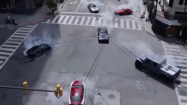 Fast & Furious 8 (Harpooning Dom's Car Scene)