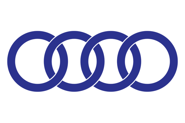 Audi Logo, 1969, blue