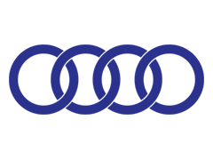 Audi Logo, 1969, blue