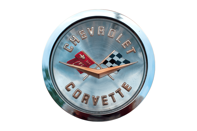 Chevrolet Corvette Logo, 1955