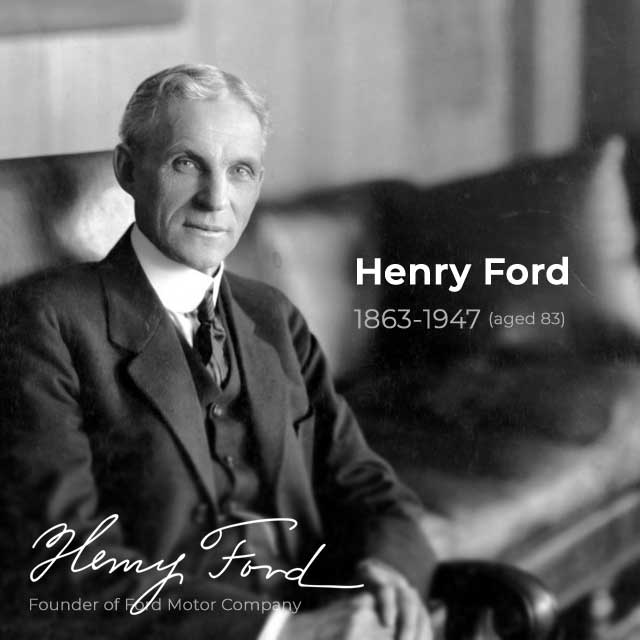 Founder of Ford Motor Company — Henry Ford (1863-1947)