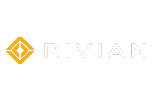 Current Rivian Logo (gold & white)