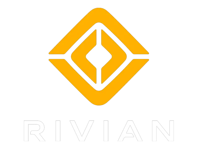 Current Rivian Logo (gold & white)