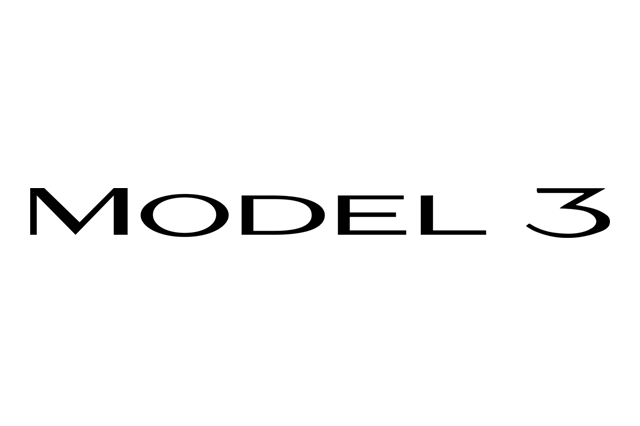 Tesla Model 3 Logo, Current