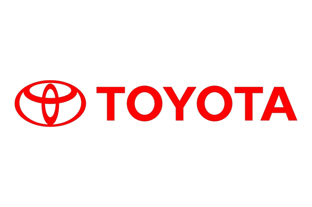 Toyota Logo, 1989, Red