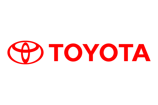 Toyota Logo, 1989, Red