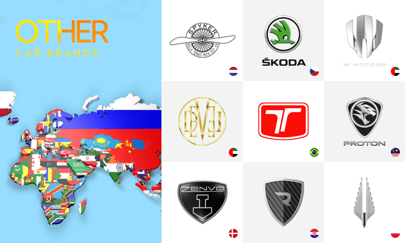 Other Countries, Car Brands