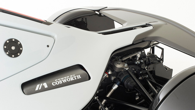 BAC Mono Closeup to the rear spoiler