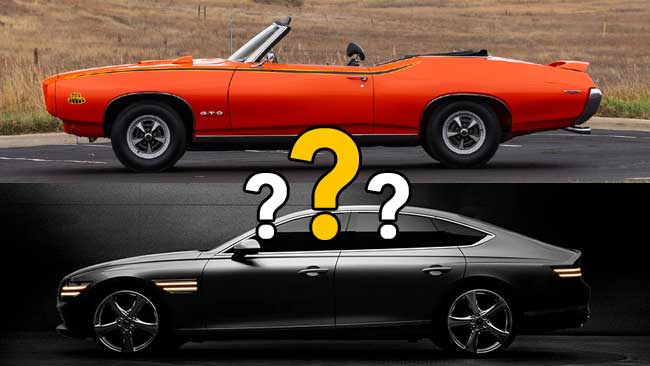 Guess the Side Views of 10 Classic & Modern Cars (Hard)