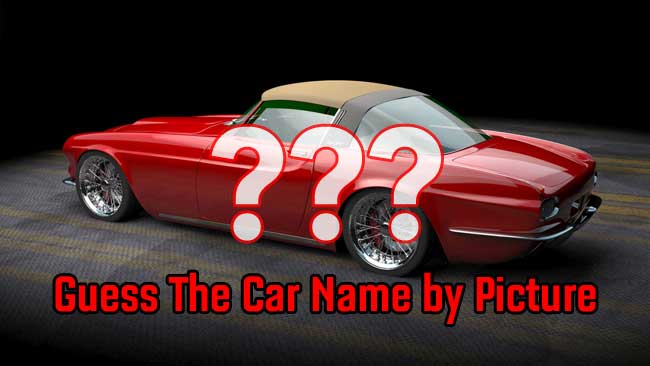 Guess The Car Name by Picture