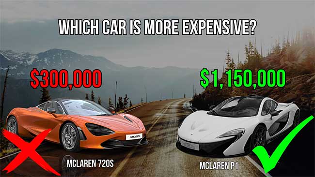 Guess Which Car is More Expensive?