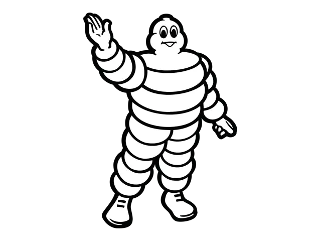 Michelin Man logo, Size: (1000x1350)