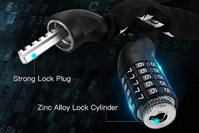 The 5 Best Combination Bike Locks: UBULLOX Bike Chain Combination Lock