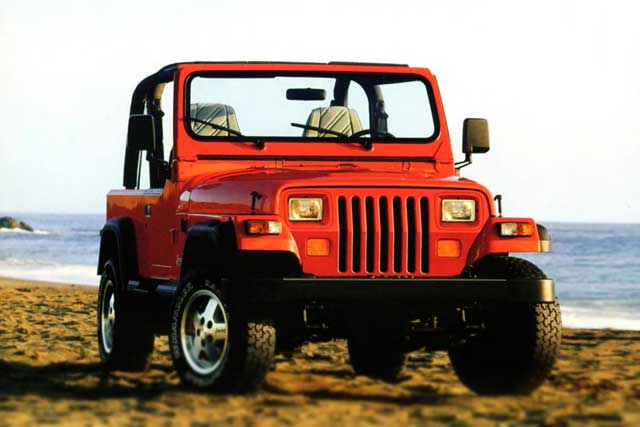 10 Best Jeep Models of All Time: 10. 1987-1995 Jeep Wrangler YJ