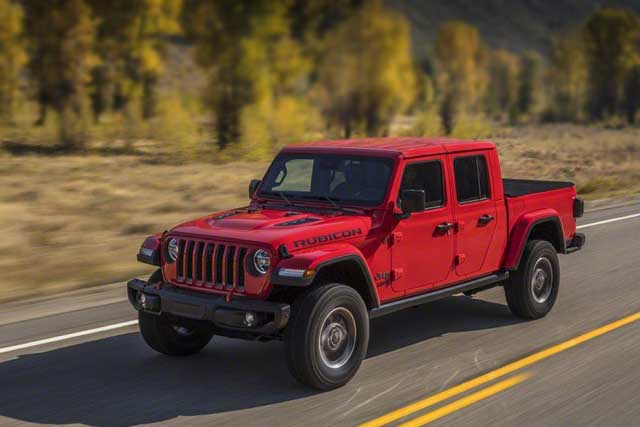 The Top 10 Best-Selling Pickup Trucks in the U.S. in 2019: #10. Jeep Gladiator