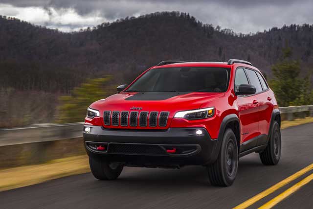 The Top 10 Best-Selling SUVs in the U.S. in 2019: #9. Jeep Cherokee