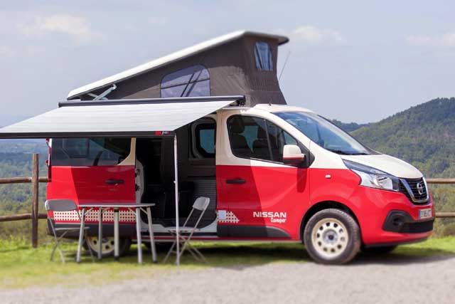 Best Small Camper Vans: Nissan NV200 Compact Cargo Van