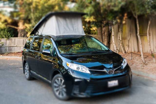 Best Small Camper Vans: Toyota Sienna Camper Van