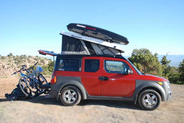 Best SUVs For Camping (Suitable for sleeping): Honda Element EX