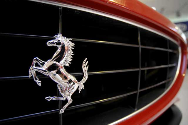 Car Logos With Horse：Ferrari