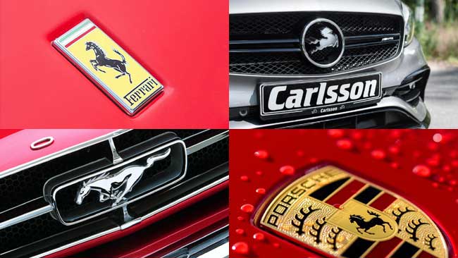 Car Logos with Horse