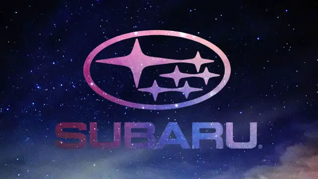 Car Logos With Stars：Subaru
