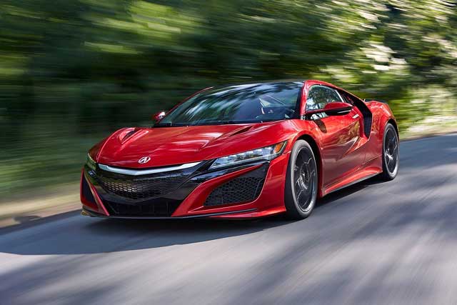 10 Cheapest Luxury Super Sport Cars: NSX 2017