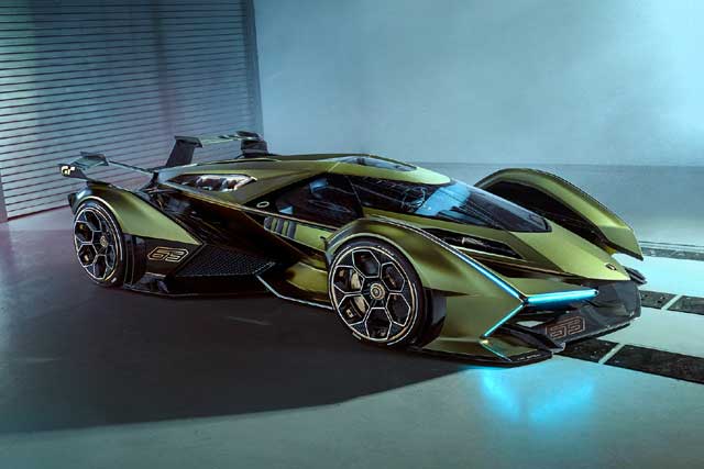 The 15 Craziest Future Concept Cars: Lambo V12 Vision Gran Turismo