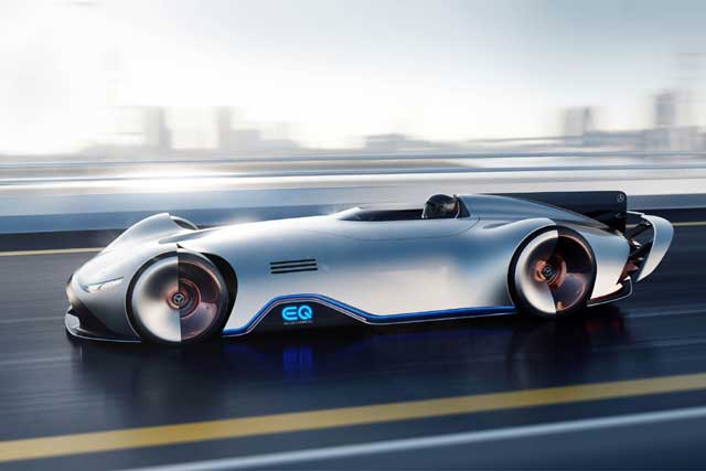 The 15 Craziest Future Concept Cars: Vision EQ Silver Arrow