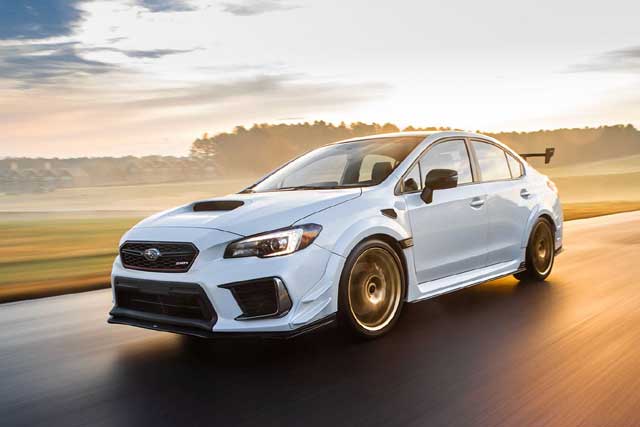 10 Fastest 4-Cylinder Cars: Ranked by 0-60 MPH: #9 Subaru WRX STI