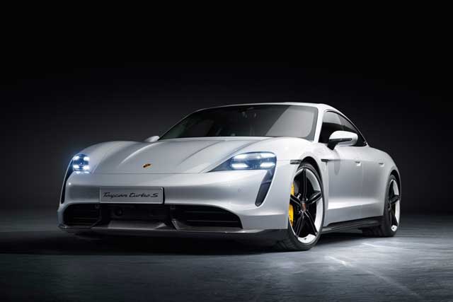 Top 10 Fastest 4-seat Sports Cars in the World: Taycan Turbo S