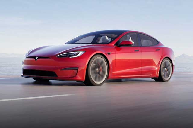 Top 10 Fastest Electric Cars: S Plaid