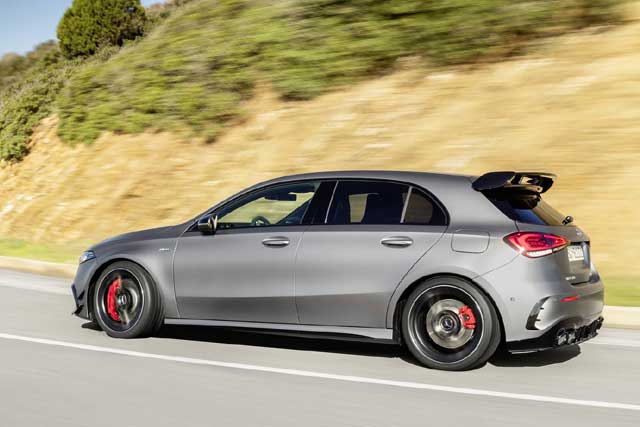 Top 10 Fastest Hot Hatchbacks: #3. 2021 Mercedes-AMG A 45 S