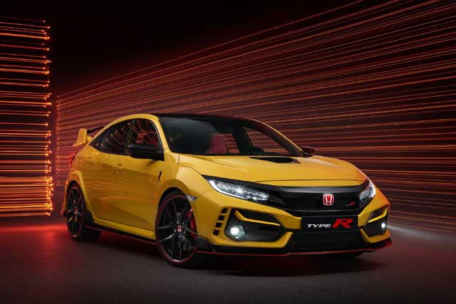 Top 10 Fastest Hot Hatchbacks: #2. 2021 HONDA Civic Type-R Limited Edition