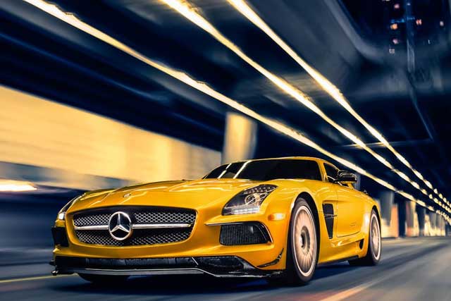 Top 5 Fastest Mercedes-Benz Cars in the World (Top Speed): SLS AMG