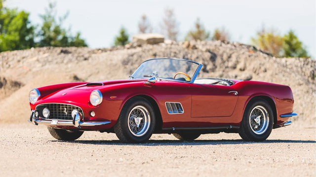 Rarest Cars: 3. Ferrari 250 GT California SWB Spider