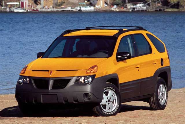 Ugliest Cars: 10. Pontiac Aztek