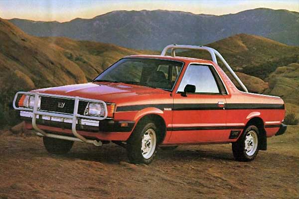 Ugliest Cars: 2. Subaru Brat