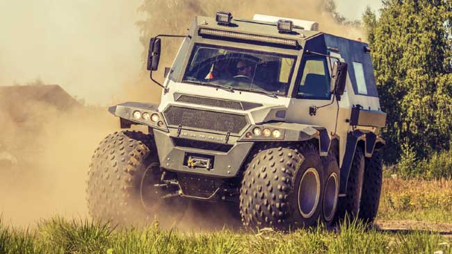 Avtoros Shaman 8x8 - The Ultimate Off-Road Vehicle