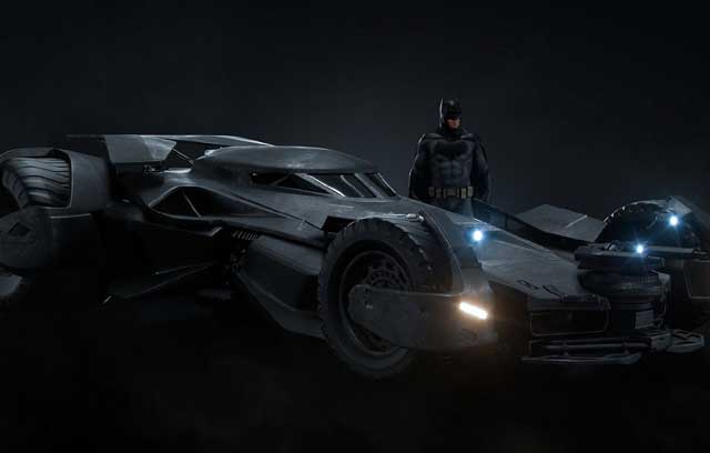 The Justice League Batmobile