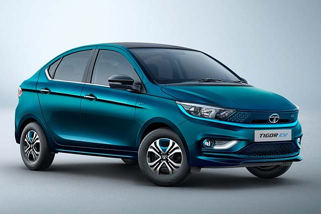 Best-Selling Electric Cars in India: 3. Tata Tigor EV