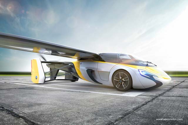 Coolest Real-Life Flying Cars: 1. AeroMobil 4.0