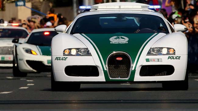 Fastest Police Cars: Bugatti Veyron
