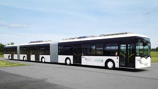 Largest buses (in terms of length) in the world