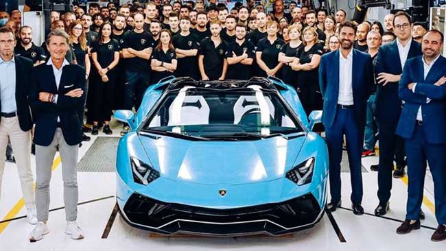 The Last Aventador LP780-4 Has Rolled Off The Assembly Line