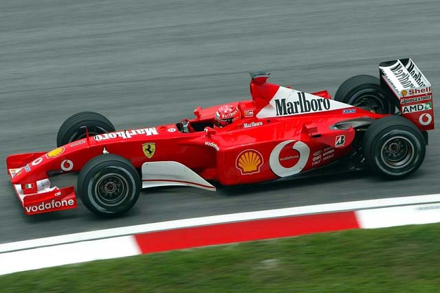 Most Expensive F1 Cars: 2. 2001 Ferrari F2001